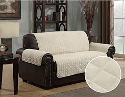 Linen store furniture cover, pet protector, micro suede camel, sofa. Quilted Micro Suede Pet Dog Couch Sofa Furniture Protector Cover Kashi 5 Colors 3 Sizes Love Seat Beige 88 X71 Buy Online In Botswana At Botswana Desertcart Com Productid 27870033