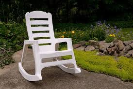 What are the shipping options for plastic adirondack chairs? Big Easy Stacking Rocking Chair Adams Manufacturing