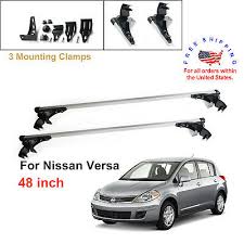 ✅ free delivery and free returns on ebay plus items! 47 Car Top Roof Cross Bar Luggage Cargo Carrier Rack W 3 Kinds Clamp For Nissan Altima Sentra Versa 2006 2017 Cargo Bars