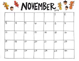 Free November Calendar Printable Calendar 2019 Printable November Calendar November Printable Calendar