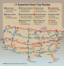 11 Essential Road Trip Routes Road Trip Road Trip Usa Vacation Trips