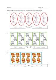 Matematik tahun 2 bina sifir darab. Lembaran Kerja Darab Bahagi Dan Pecahan Tahun 2