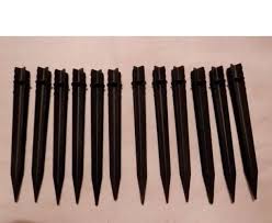 12 Plastic Replacement Stakes For Solar Landscape Lights Garden And Path Light For Sale Online Ebay