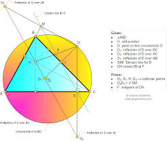 Geometry Problem 1059 Triangle Circumcircle Orthocenter Altitude Perpendicular Reflection Of A Poin Geometry Problems Math Tutorials Mathematics Education