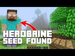 There are mods out there that add herobrine, but nothing official. Minecraft S Infamous Herobrine World Seed Has Been Found Pc Gamer