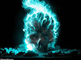 Ghost rider 2 by jarart ghost rider wallpaper ghost rider tattoo ghost rider pictures. Blue Ghost Rider Skull Wallpapers Wallpaper Cave