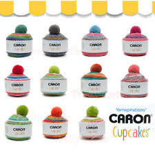 Details About New 12 Colors Caron Cup Cakes Gradient Worsted Yarn Ball Acrylic Pom Pom Hat