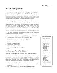 Chapter 7 Waste Management Guidebook Of Practices For