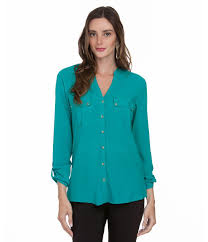 camisa feminina em malha com bolsos lojas renner feminino camisa moda para mulher