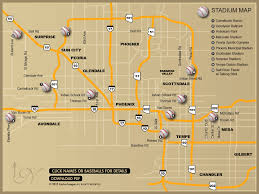 Cactus League Spring Training Stadium Map Click On A