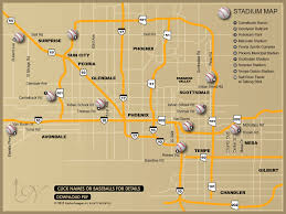 cactus league spring training stadium map click on a