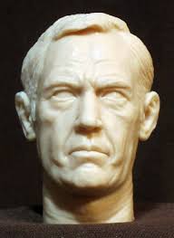 US# V-75 Dick Jones Robocop RESIN UNPAINTED HEAD SCULPT Action figures 1/6  Scale