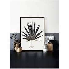 Noir Et Blanc Plante Laisser Peinture Toile Art Moderne Nordique Poster Photographie Murale Pour Salon Sans Cadre 1 Piece Noir Et Blanc Peinture Decoration Murale