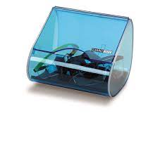 With standardised pictogram for safety glasses. Heathrow Scientific Hs1041 Clearly Safe Small Safety Glasses Holder Counter Or Wall Mount Blue Acrylic Science Lab Dispensers Amazon Com Industrial Scientific