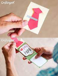 Imágenes y tarjetas coloridas y bonitas bonita y agradable tarjeta para compartir con frase en color negro. 10 Manualidades Para El Dia Del Padre