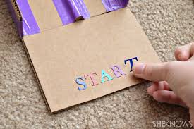 It took me a while to mix it all, but now it was time to kick it out of my house. Diy Toys Homemade Race Car Track Sheknows