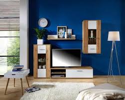 Die moderne wohnwand hat alles: Stilvolle Wohnwand Mit Led Beleuchtung