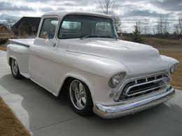 1957 Chevrolet 3100 57 Chevy Pickup Streetrod For Sale Oldridecom Classic Chevy Trucks 57 Chevy Trucks Chevy Trucks Lowered