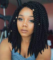 60 Easy And Showy Protective Hairstyles For Natural Hair To Try Asap Bob Braids Hairstyles Short Box Braids Box Braids Styling