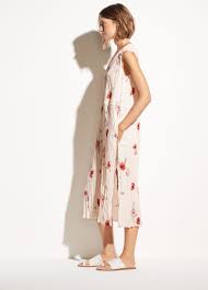 Sites Vince Site Vince Pleated Dress Womens Dresses Floral Fashion