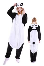 Panda Kigurumi Onesie Pajamas Soft Flannel Unisex Animal Costumes Cheap Price Kigurumi Onesie Onesie Pajamas Pajamas Women Animal Costumes