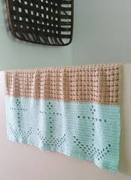 Nautical Filet Crochet Blanket Cashmere Dandelions