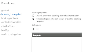 Office 365 Room Delegate Emails Not Being Received Server Fault