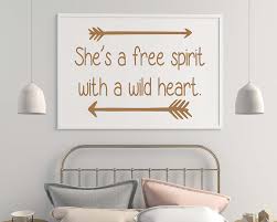 Maybe you would like to learn more about one of these? She S A Free Spirit With A Wild Heart Wall Decal
