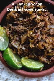 Sri Lankan Banana Flower Kesel Muwa Curry Island Smile Recipe South Indian Vegetarian Recipes Indian Food Recipes Vegetarian Indian Food Recipes