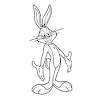 Bugs bunny face coloring pages. 1