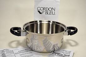 regal ware west bend cordon bleu 7 ply t304 stainless steel 4 quart saucepan dutch oven waterless cookware made in usa cordon cordon bleu dutch oven cordon bleu 7 ply t304 stainless steel