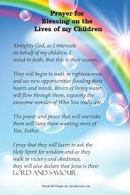 The prayer of blessing is an acknowledgment that we are not trying to control our children's future; Pin On Power Of Prayer