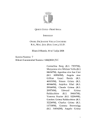 B.A., MAG. JUR. (EUR. LAW.), LL.D. Illum il-Hamis, 11 ta' Lulju 2024 Kawża  Numru: 7 Rikors Guramentat Numru:- 1268/2021 JVC C