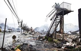 Breezy Point Queens Ny After Fire Started During Hurricane Sandy Unbearable Photos By The Telegraph Uk Com Hurricane Sandy Rockaway Park Harbor Lights
