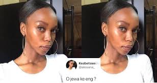 Keabetswe Jan: The South African lady behind the viral Tweet, 'O jewa ke  eng'