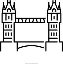 And a bridge can also be lifted, rotating, provisional, removable, unfoldable. Tower Bridge Coloring Page Drawing 1000x1000 Png Clipart Download