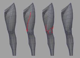 Model Legs In Maya Model Legs 3d Model Character Character Modeling
