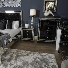 Our stylish bedroom furniture and inspiring ideas are just what you need. Madison Black Glass 4 Drawer Mirrored Cabinet Picture Perfect Home