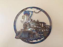 Old Train Metal Sculpture Metal Wall Art Decor Metal Wall Art Decor Metal Wall Art Metal Artwork