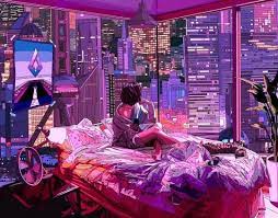 How Do You Spend A Lazy Saturday Via Newretronet By Mad Dog Jones Cyberpunk Aesthetic Cyberpunk Aesthetic Room Cyberpunk Art