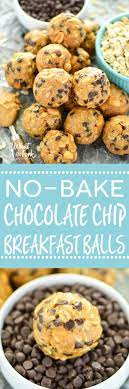 No Bake Chocolate Chip Breakfast Balls Recipe Gluten Free Recipes For Breakfast Recipes Easy Snack Recipes