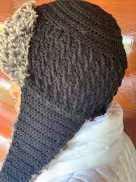 Pin On Crochet Trapper Hat Pattern
