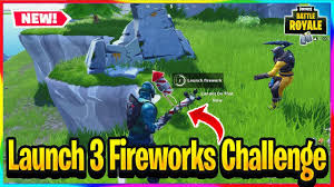 The season 7, week 4 challenges have arrived in fortnite battle royale. New Where To Launch 3 Fireworks Challenge Fortnite Fortnite Week 4 Challenge Guide Youtube
