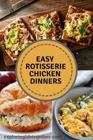 Quick And Easy Recipes To Make With Rotisserie Chicken All You Need Is A Few Items Costco Rotisserie Chicken Chicken Dinner Recipes Rotisserie Chicken Recipes