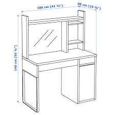 You can also purchase with the click and collect option. Micke Desk White Ikea