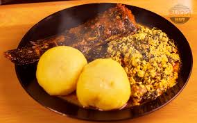 Garri is made ready through a process using cassava (mandioca) which is a tuber crop. African Food Revolution On Twitter Worldfooddayke Eba Moulded Garri Ofe Egusi Soup Fried Plantain With Ofada Rice With Ugu Telfaria Credit To Kiragungotho1 Https T Co Rnq7rsbf53