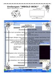 Oke kalo mau undangannya lebih rapih dan menarik lagi, anda bisa download langsung contoh surat di atas yang sudah dibuat dalam ms. Contoh Surat Undangan Panitia Resepsi Pernikahan Contoh Surat