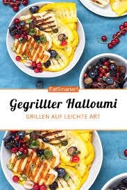 Gegrillter Halloumi Und Zucchini Mit Beeren Salsa Rezept Halloumi Halloumi Grillen Rezepte