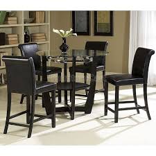 Sierra Counter Height Dining Room Set Counter Height Dining Table Set Glass Round Dining Table Dining Table Black