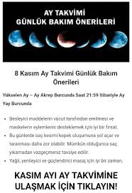 Kozmikbakim Adli Kullanicinin Kasim Ayi Ay Takvimi Panosundaki Pin Gunluk Bakim